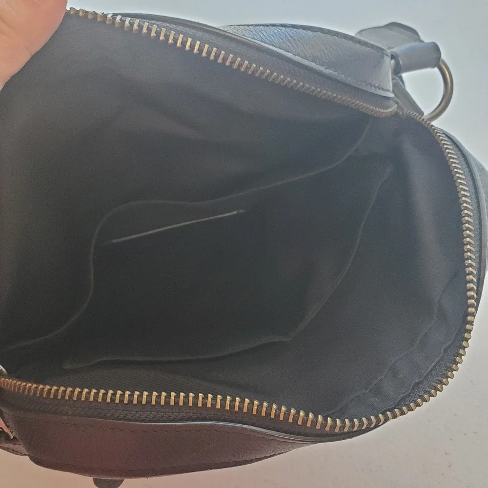 coach‎ medium crossbody wallet for women black leather